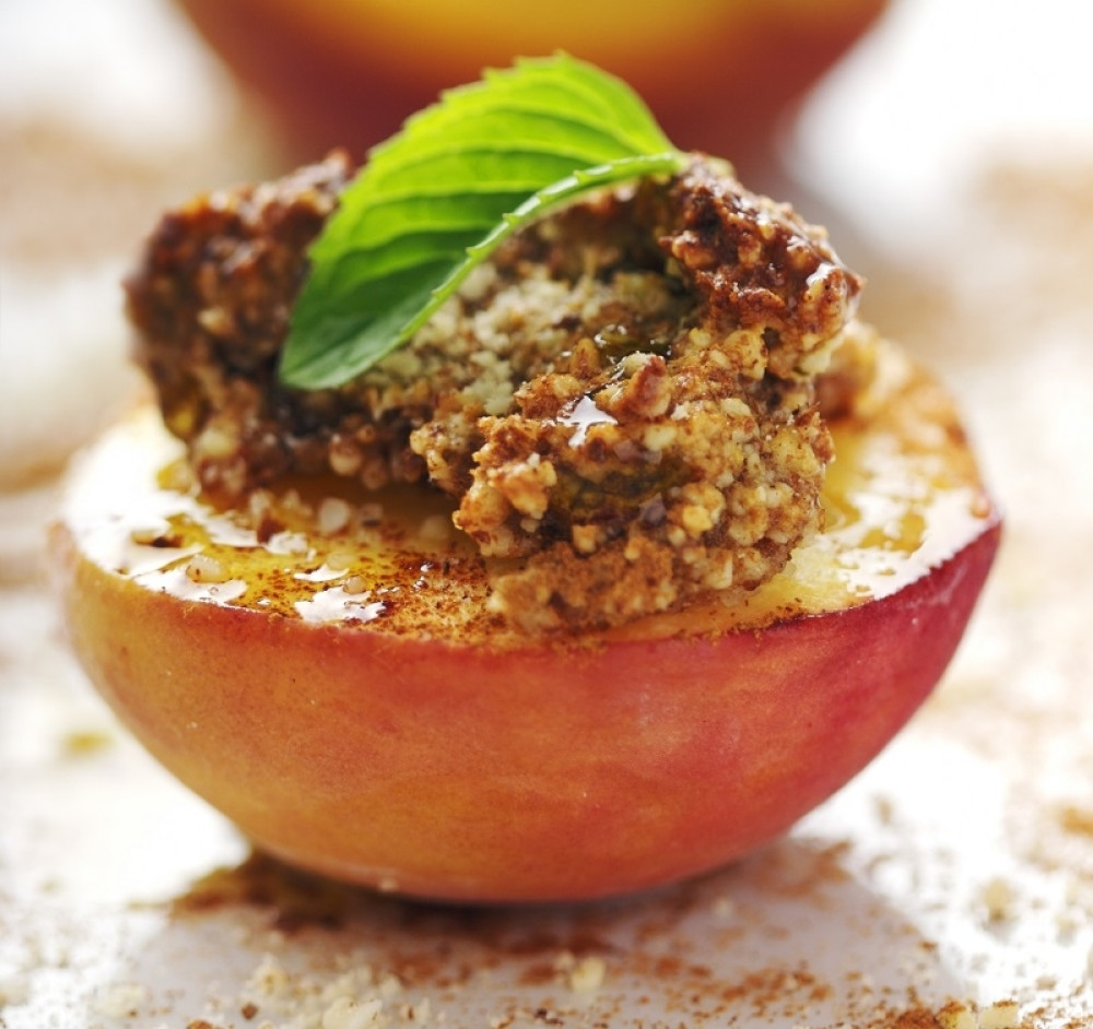 Sočne i punjene breskve iz rerne