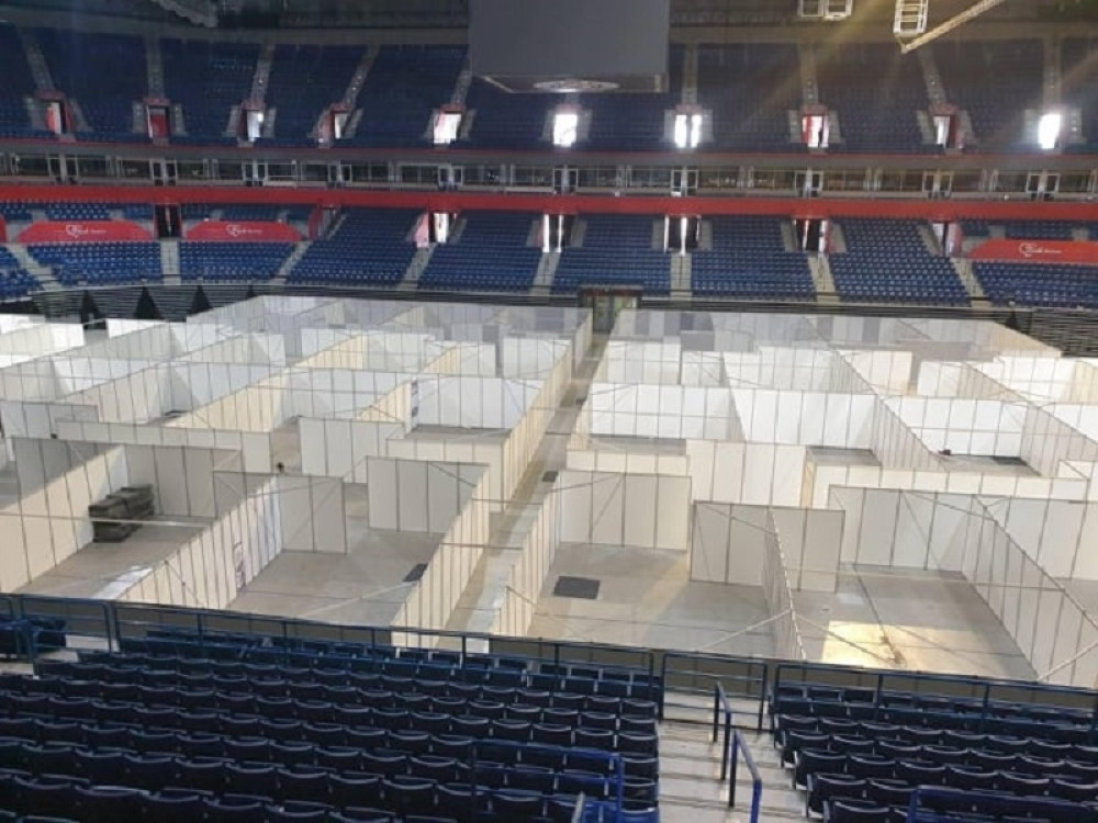 Evo kako izgleda kovid bolnica u Areni