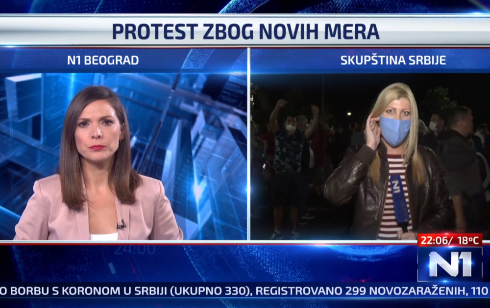 Režija televizije N1 u trenutku napravila grešku, a onda je istina isplivala na videlo