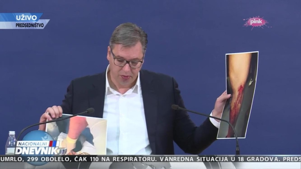 Vučić pokazao zastrašujuće fotografije