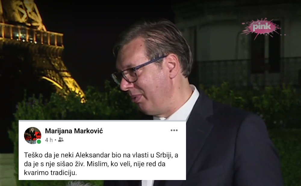 Aktivistkinja SZS poziva na ubistvo predsednika Vučića (FOTO)