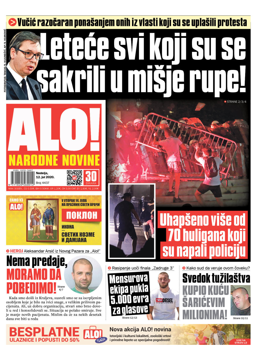 MMA borac uhapšen pred Skupštinom!