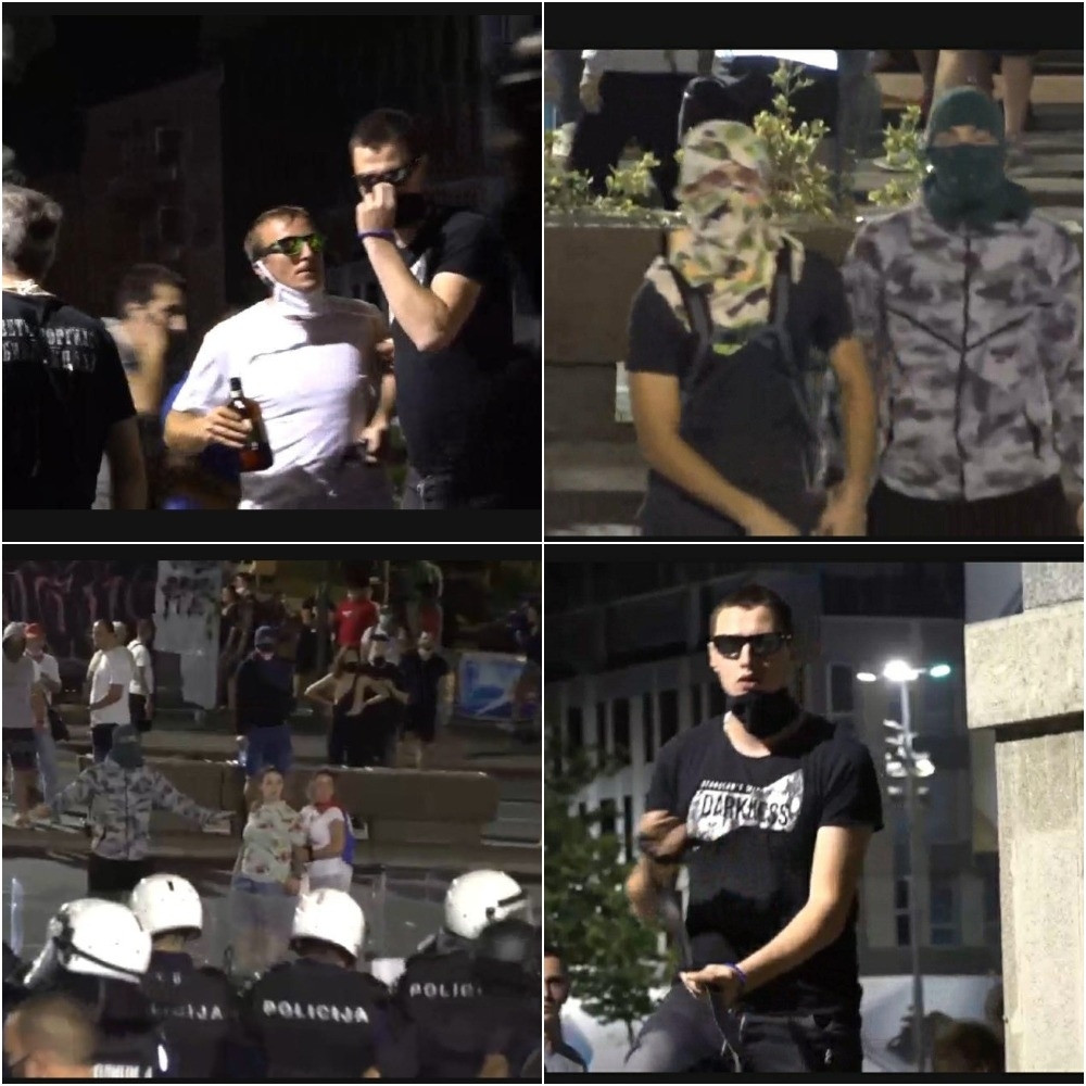 Evo Đilasovih hordi "mirne" dece! (FOTO)