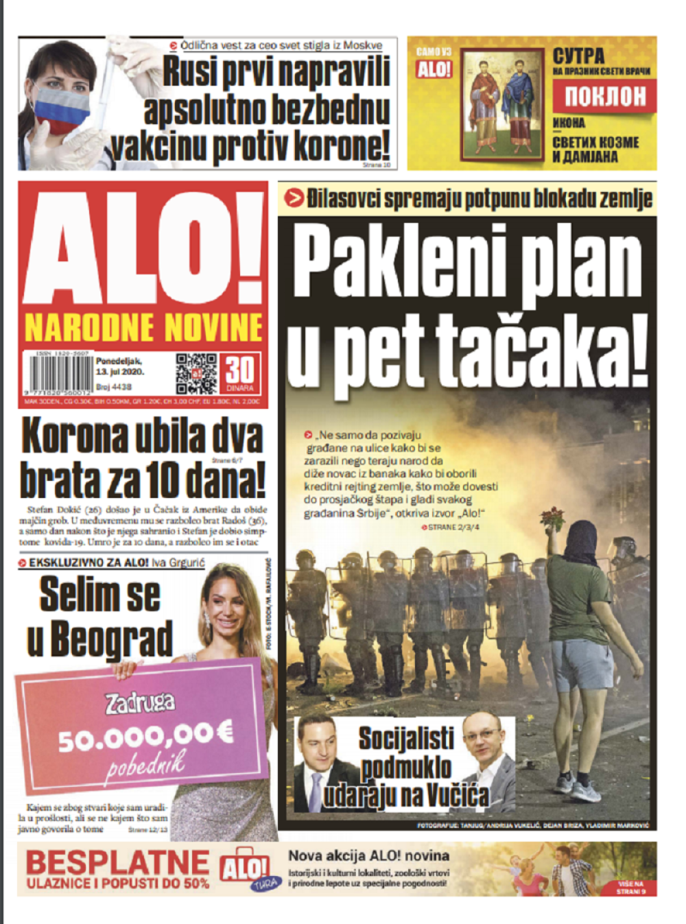 Pakleni plan u 5 tačaka