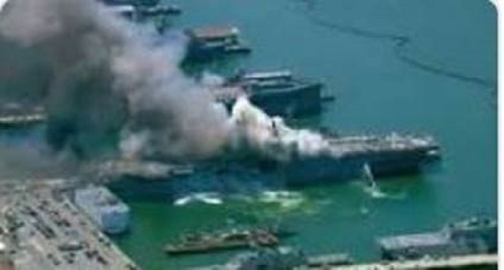 Požar guta američku krstaricu, mnogo povređenih! (FOTO, VIDEO)