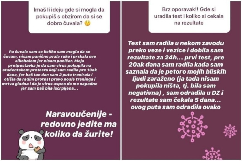 Pozitivna sam na koronu, infekciju sam "pokupila" na protestima