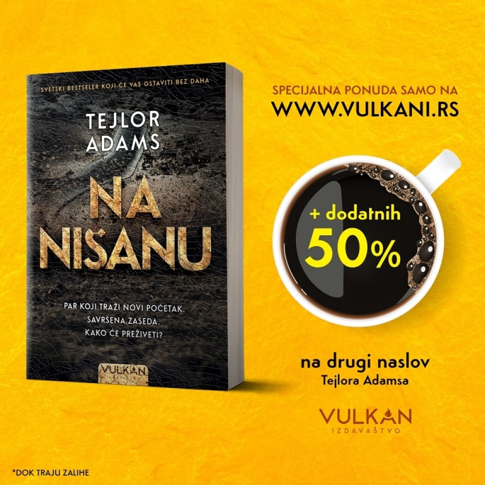 Obradujte sebe trilerima Tejlora Adamsa!