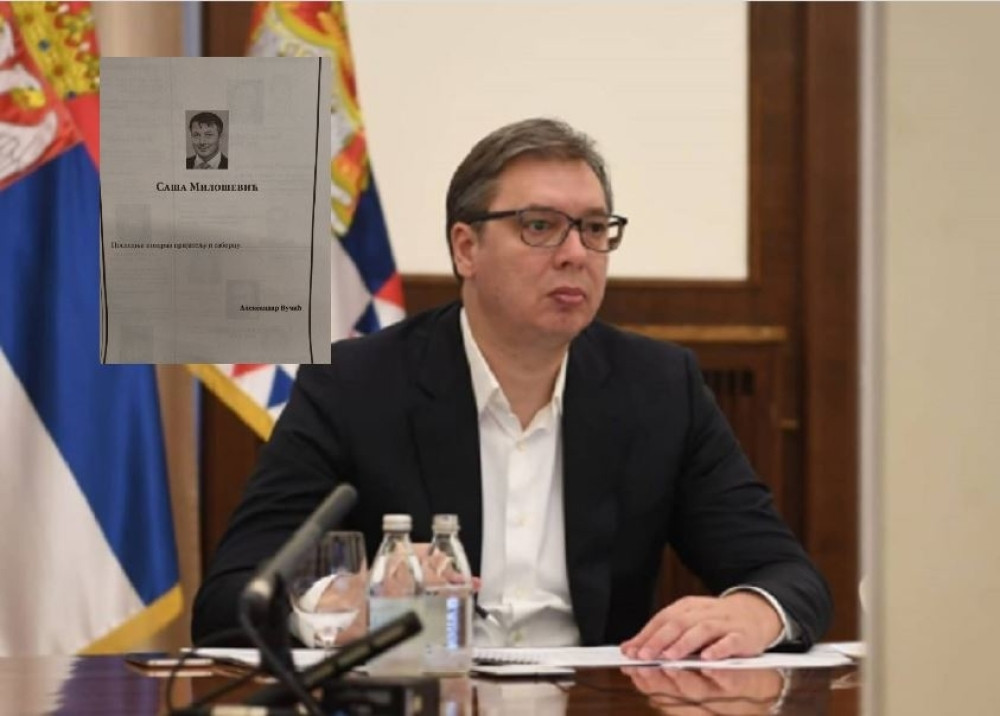 Predsednik Vučić dao čitulju u "Politici"