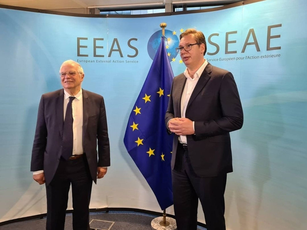 Vučić se sastao sa Borelom, tu je i Lajčak (FOTO)