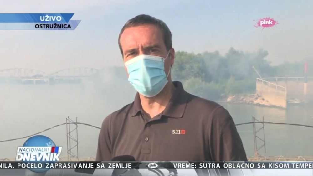 Mladen Mijatović se uključio uživo u program dok se iza njegovih leđa odvijala prava akcija