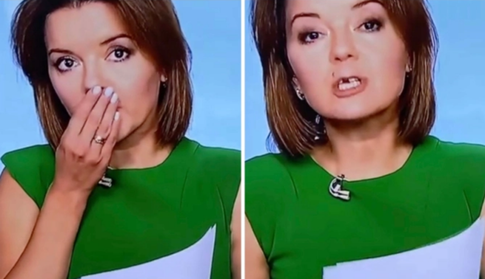 Voditeljki ispao zub uživo u emisiji, njena reakcija hit na društvenim mrežama! (VIDEO)
