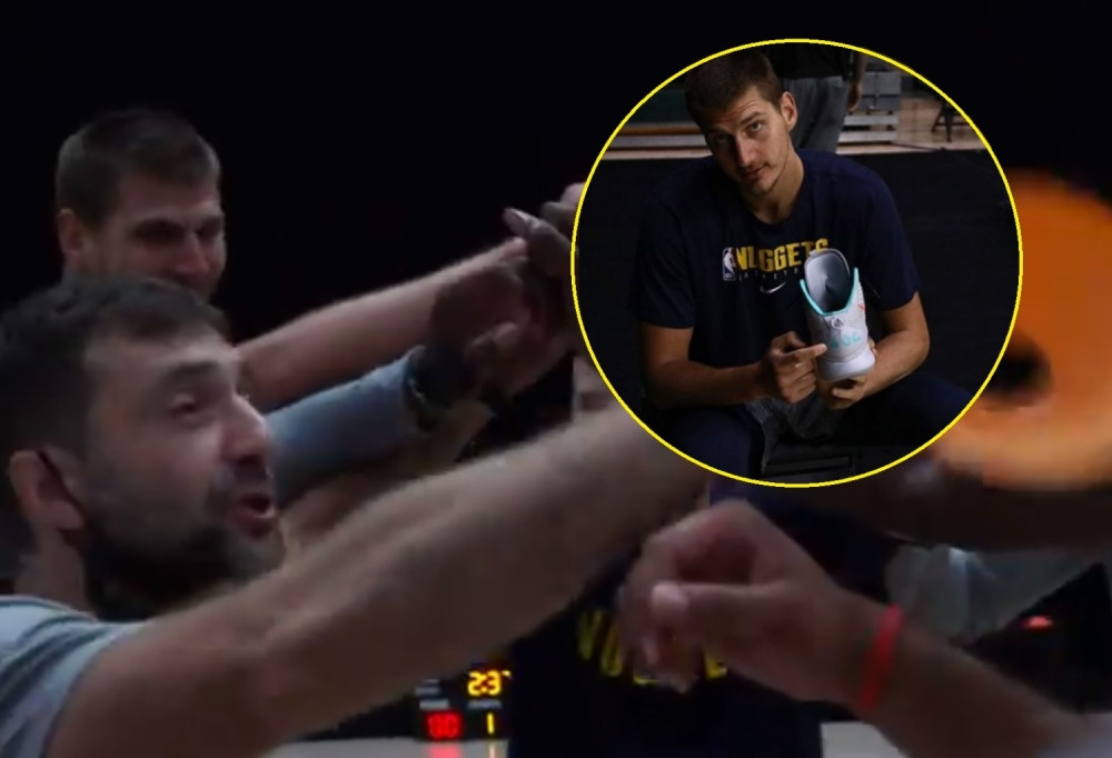 Posle treninga Nagetsa, svi su obratili pažnju na Jokićeve patike, kakvi su to simboli u čast Srba?! (FOTO/VIDEO)