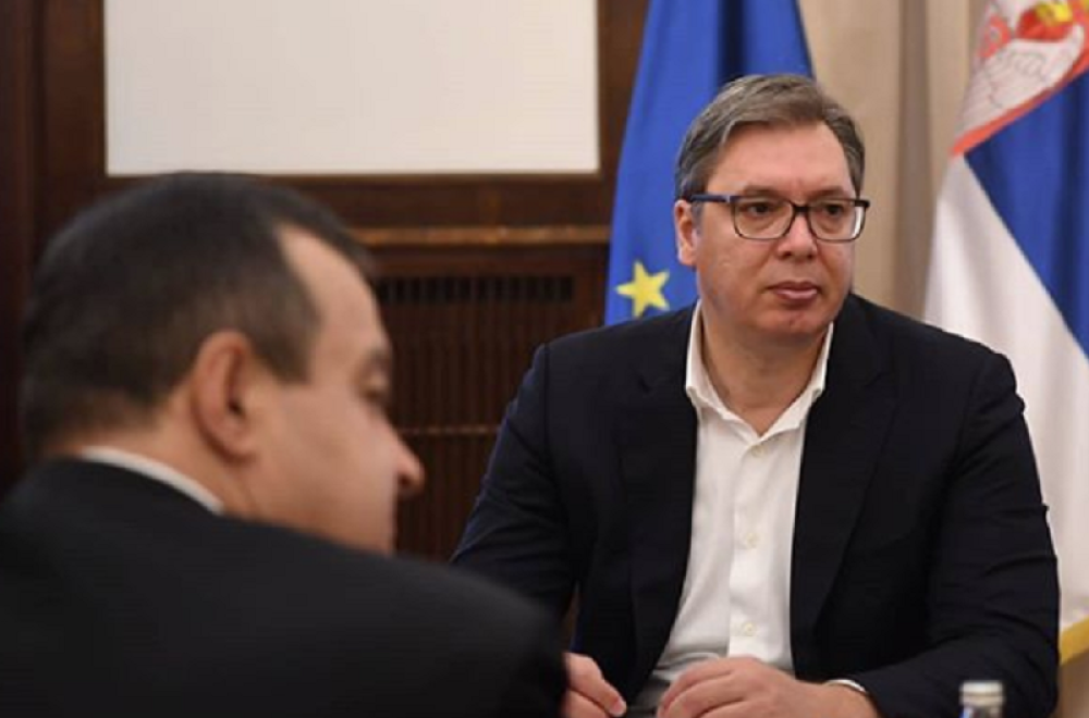 Predsednik Vučić se oglasio nakon sastanka sa Dačićem (FOTO)