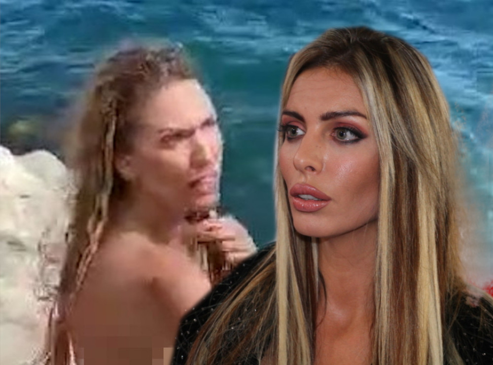 Potpuno gola Ava Karabatić izazvala skandal na plaži! (FOTO)