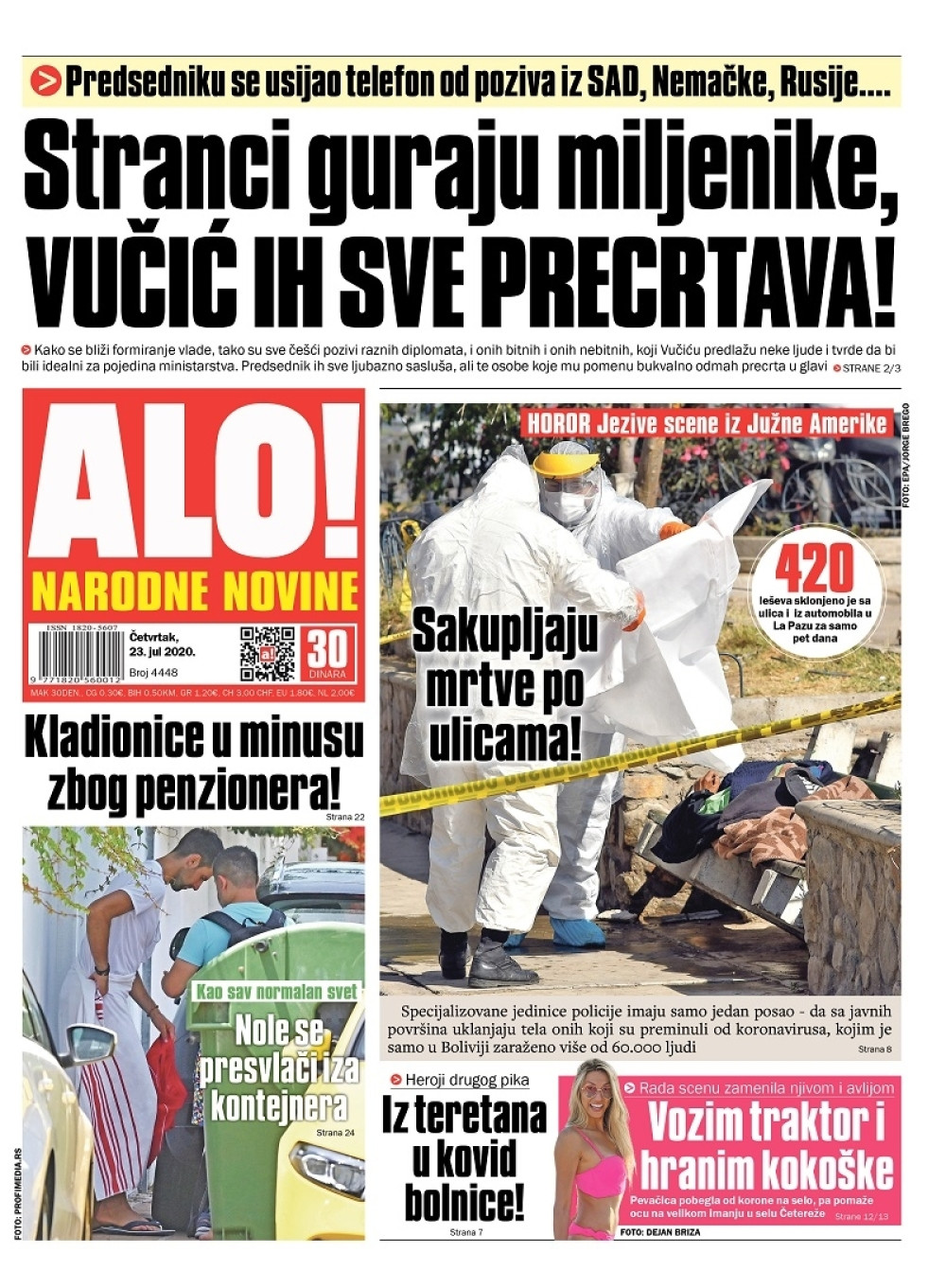 Predsedniku se usijao telefon od poziva iz SAD, Nemačke, Rusije...