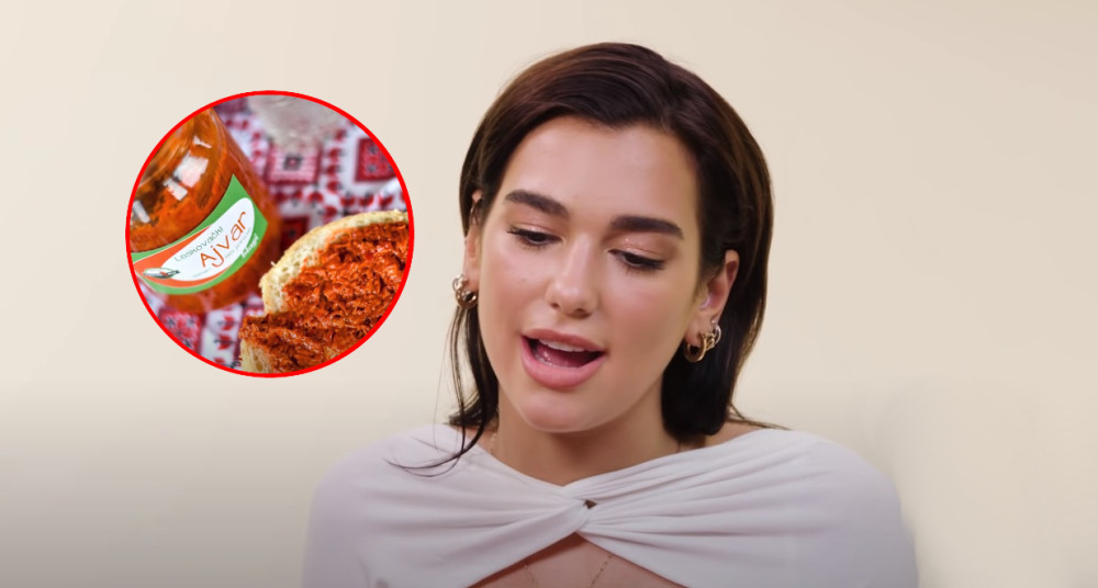 Dua Lipa jede leskovački ajvar i na boga ne misli: Obrukala se nakon tvrdnje da je ovo albansko jelo! (VIDEO)
