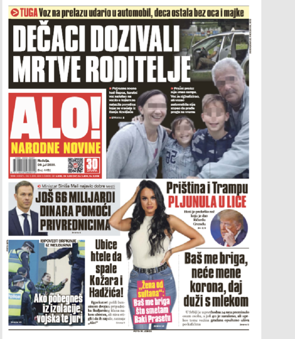 Voz na prelazu udario u automobil, deca ostala bez oca i majke