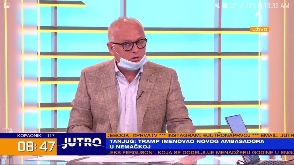 Vesić usred jutarnjeg programa: Zvao me je Vučić...