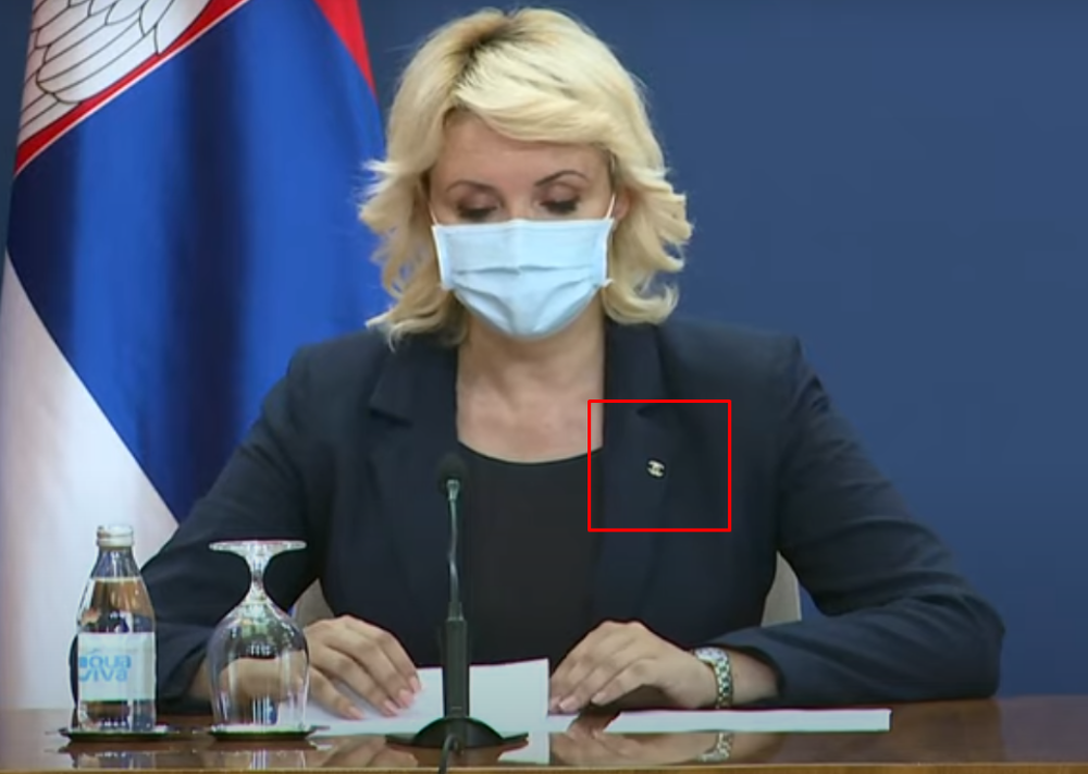 Cela Srbija gledala u detalj na reveru doktorke Darije Kisić Tepavčević  (FOTO)