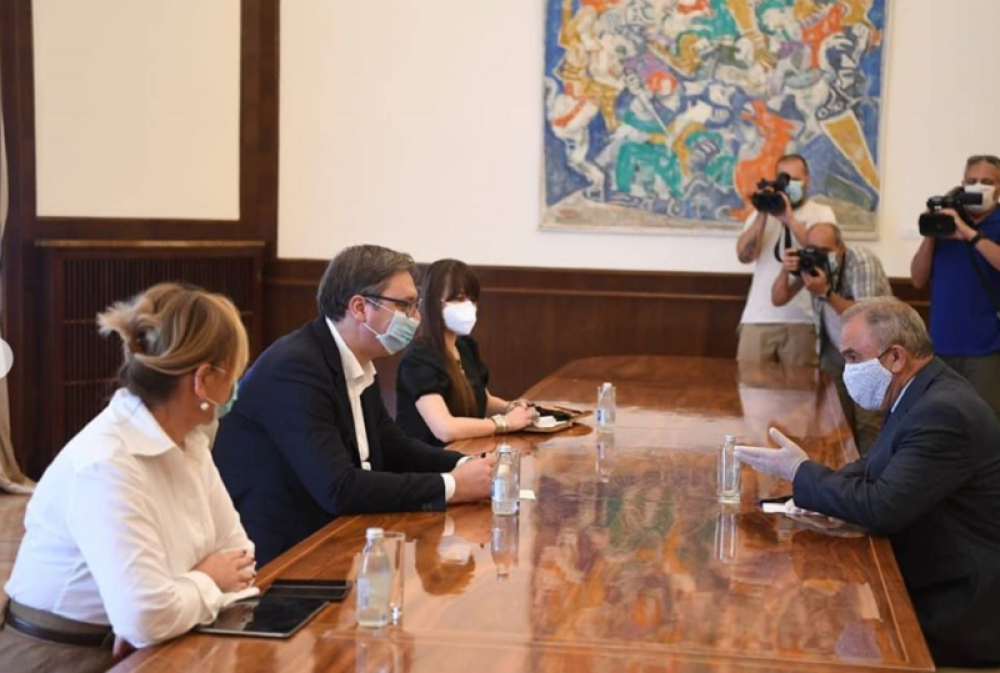 Vučić ugostio ambasadora Palestine