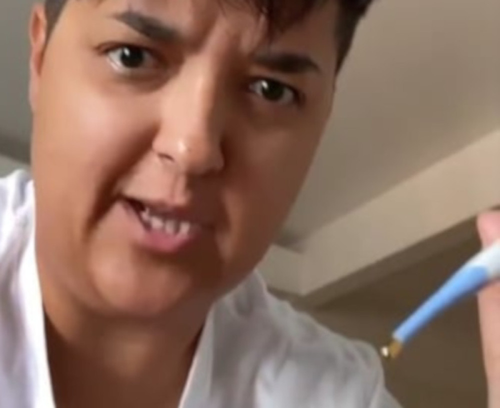 Marija Šerifović izmerila temperaturu u toku prenosa uživo!