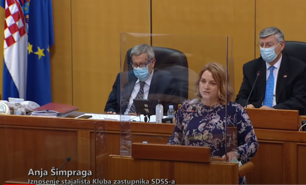 Anja govorila o "Oluji", a onda je usledio brutalan napad hrvatske poslanice! (VIDEO)