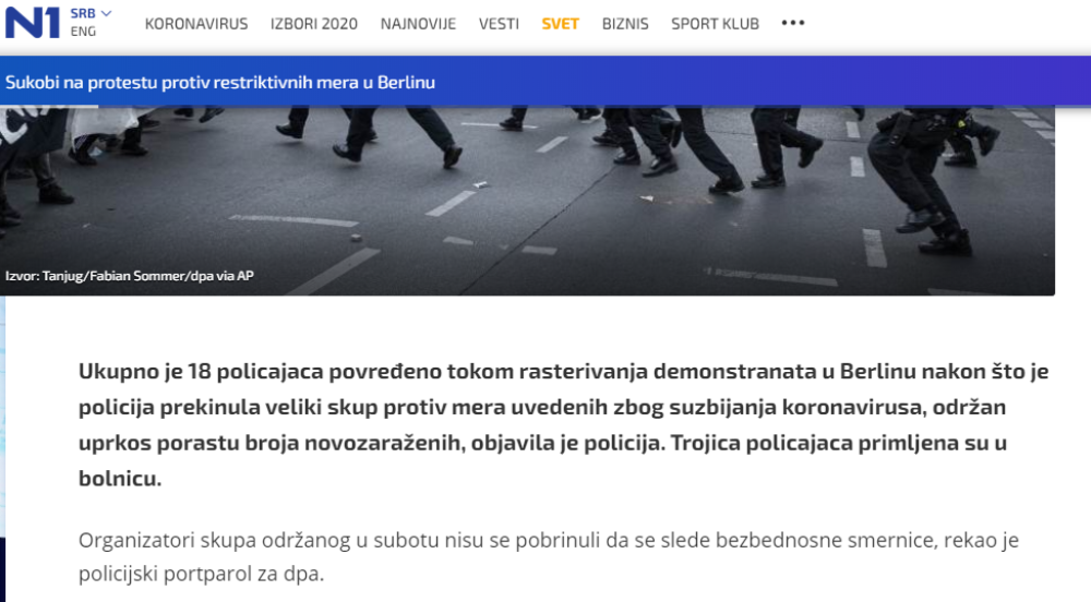 Zbog čega su za N1 nemački policajci važniji od srpskih?