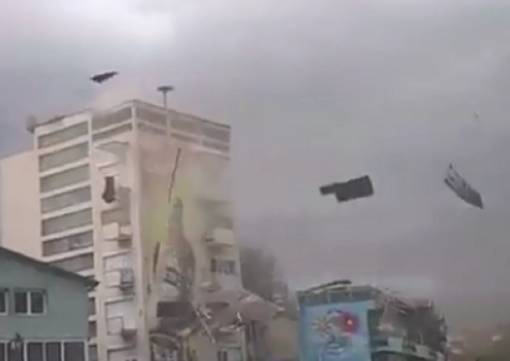 Vetar rušio zgradu u Delčevu, u Ohridu potop! (VIDEO)