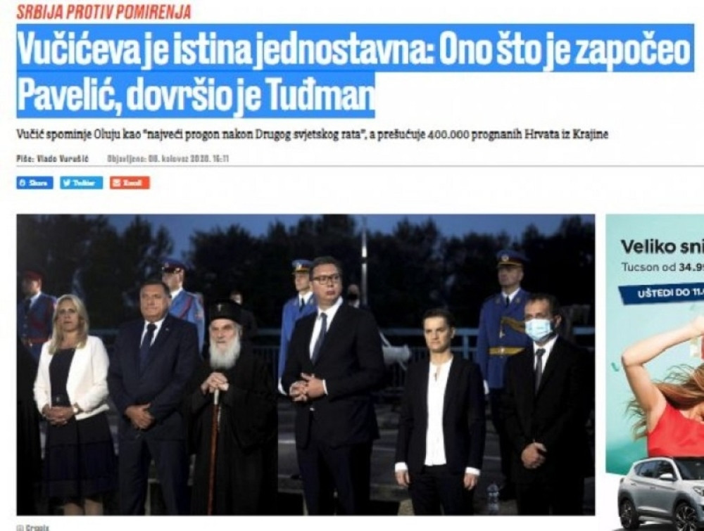 "Samo da Vučić ućuti i uživaćemo u vjekovnom hrvatskom snu!"