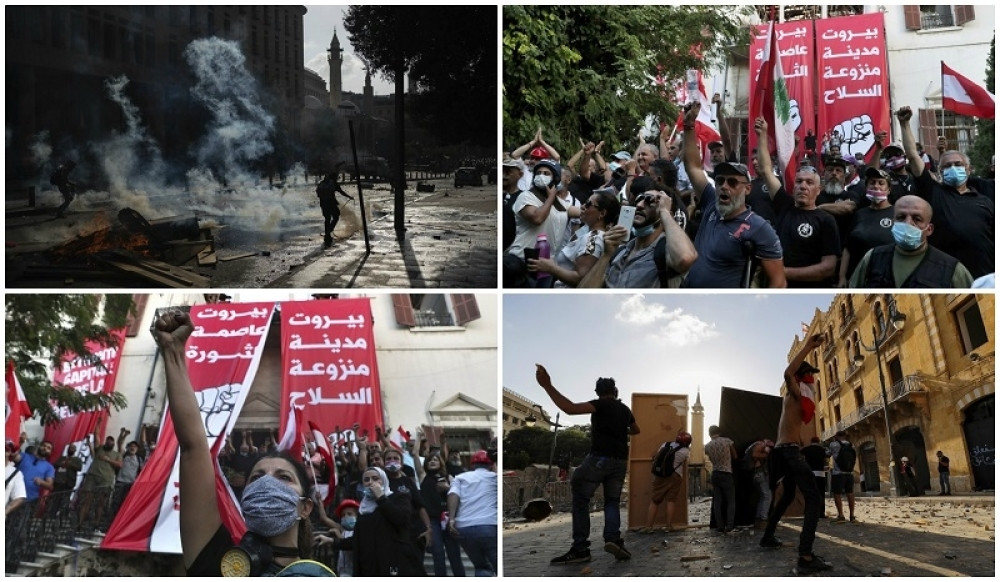 Demonstranti upali u Ministarstvo spoljnih poslova, stigla i vojska (FOTO/VIDEO)