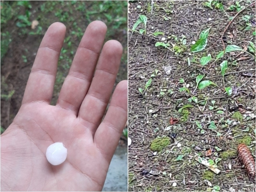 Udarac je trajao samo 15 minuta, a grad veličine lešnika naneo je veliku štetu! (FOTO/VIDEO)