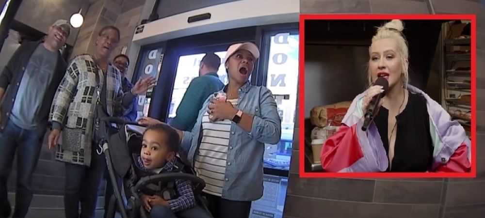 Kristina Agilera iznenadila fanove, pa izmišljala tekst na licu mesta! (VIDEO)