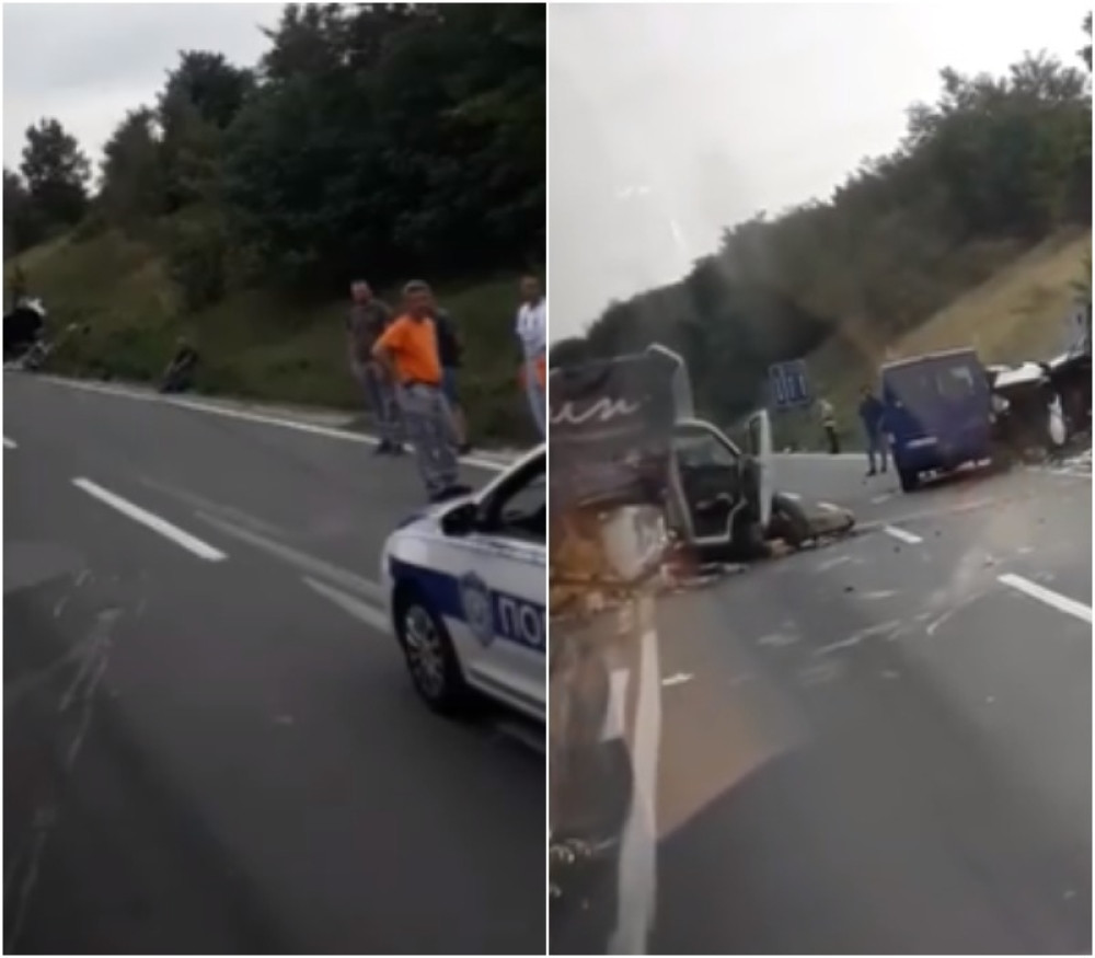 Povređeno šest osoba u lančanom udesu kod Mladenovca