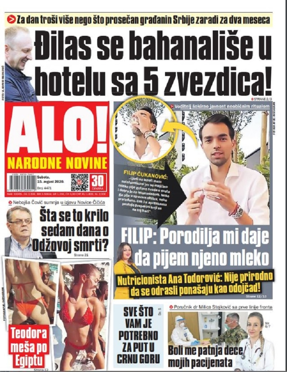 Voditelj Filip Čukanović: Porodilja mi daje da pijem mleko