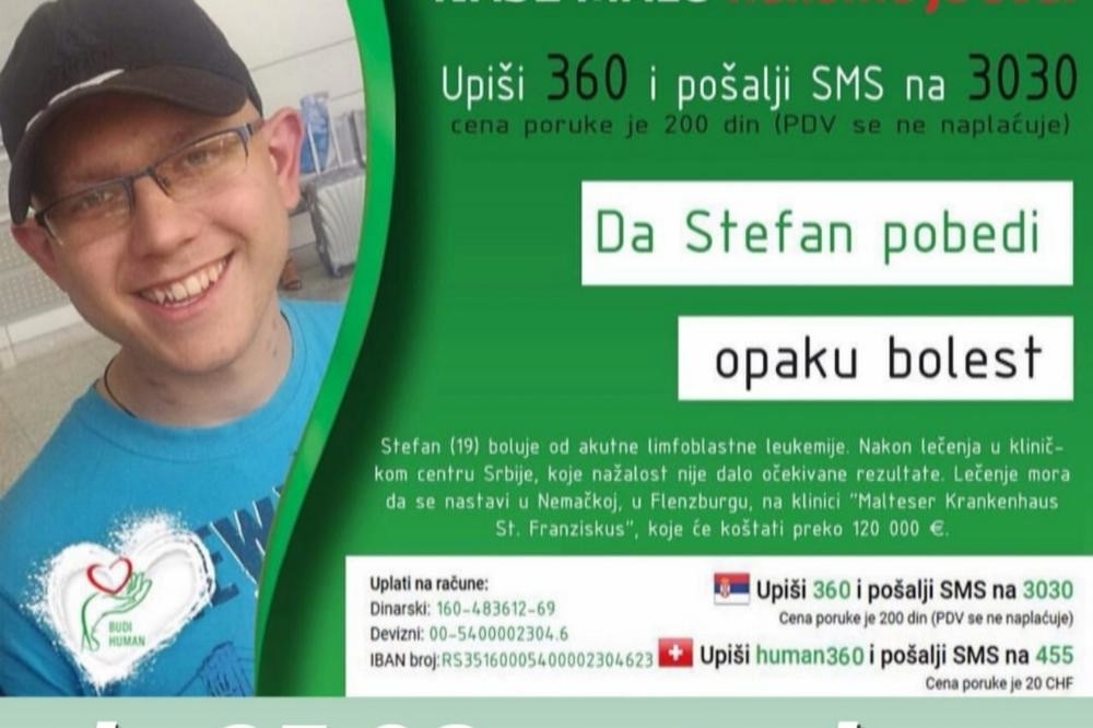 Stefanu se bolest vratila, pomoć mu je preko potrebna!