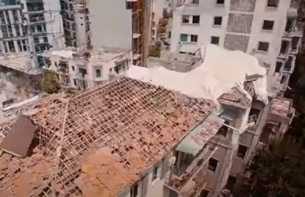 Ovako izgleda razoreni Bejrut na snimku iz vazduha (FOTO/VIDEO)
