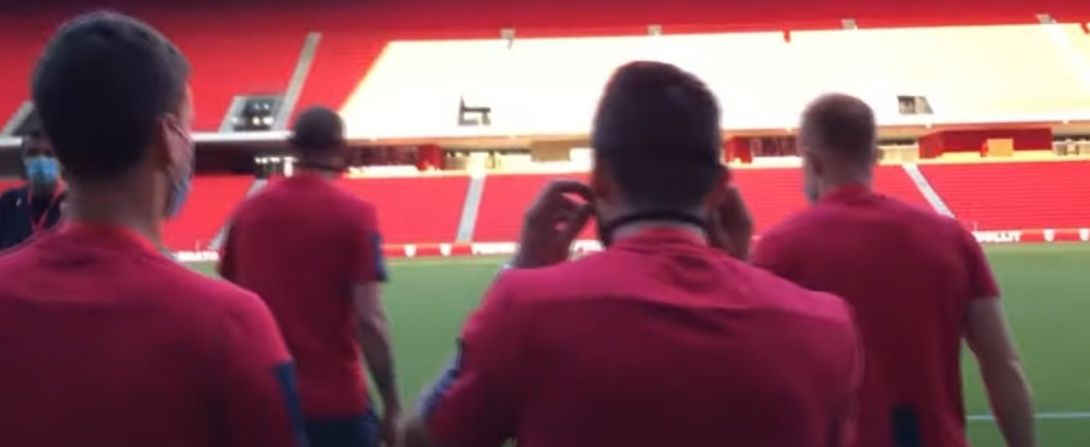 Zvezda odradila jedini trening, stadion u Tirani izgleda vrhunski (VIDEO)