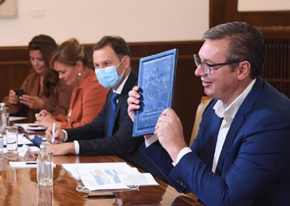 Vučić sa nemačkim ministrom za privredu i energetiku