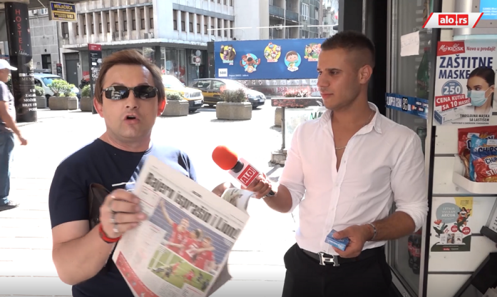 Zoki Šumadinac POKLONOM šokirao našeg novinara: Od uzbuđenja umalo nije ispustio mikrofon! (VIDEO)