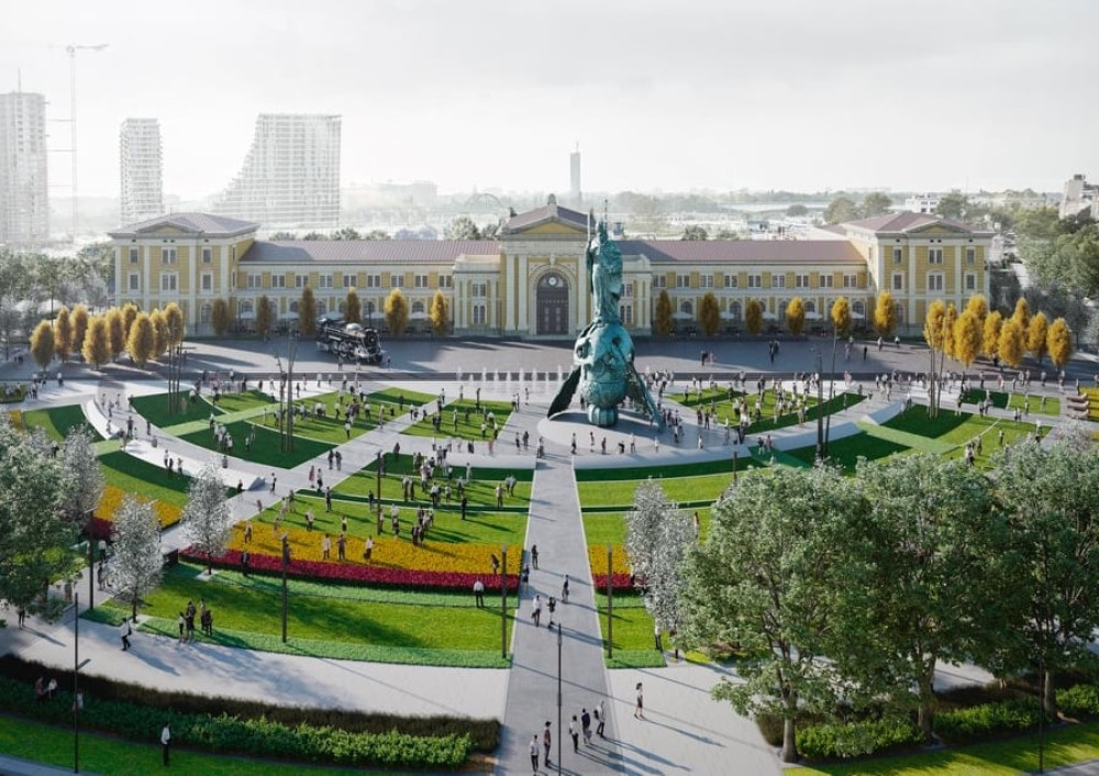 "Savski trg biće završen sredinom novembra" (FOTO)