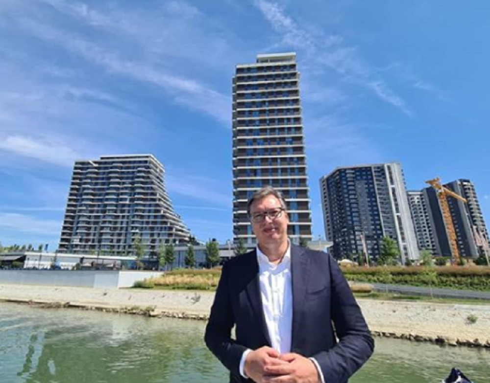 Predsednik Vučić u obilasku lepota Beograda sa gostima iz Republike Srpske (FOTO)