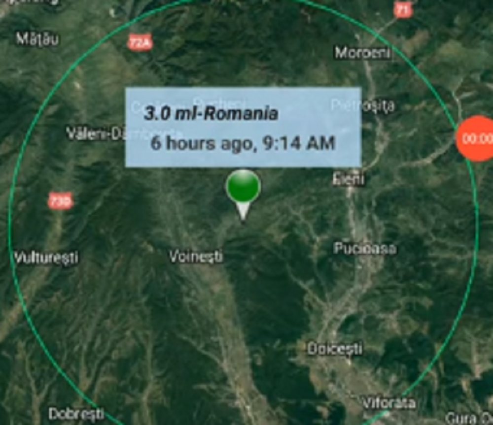 Zemljotres pogodio Rumuniju!