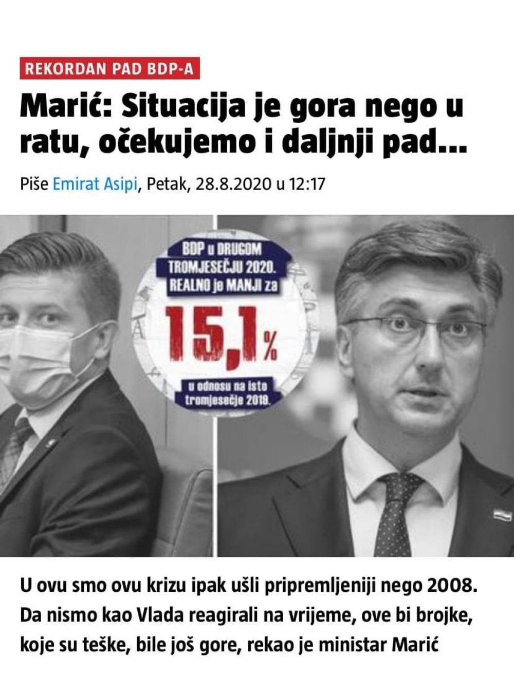 Hrvati sad kukaju na sav glas, da predsednik Vučić nije na vreme reagovao i Srbija bi prošla kao oni