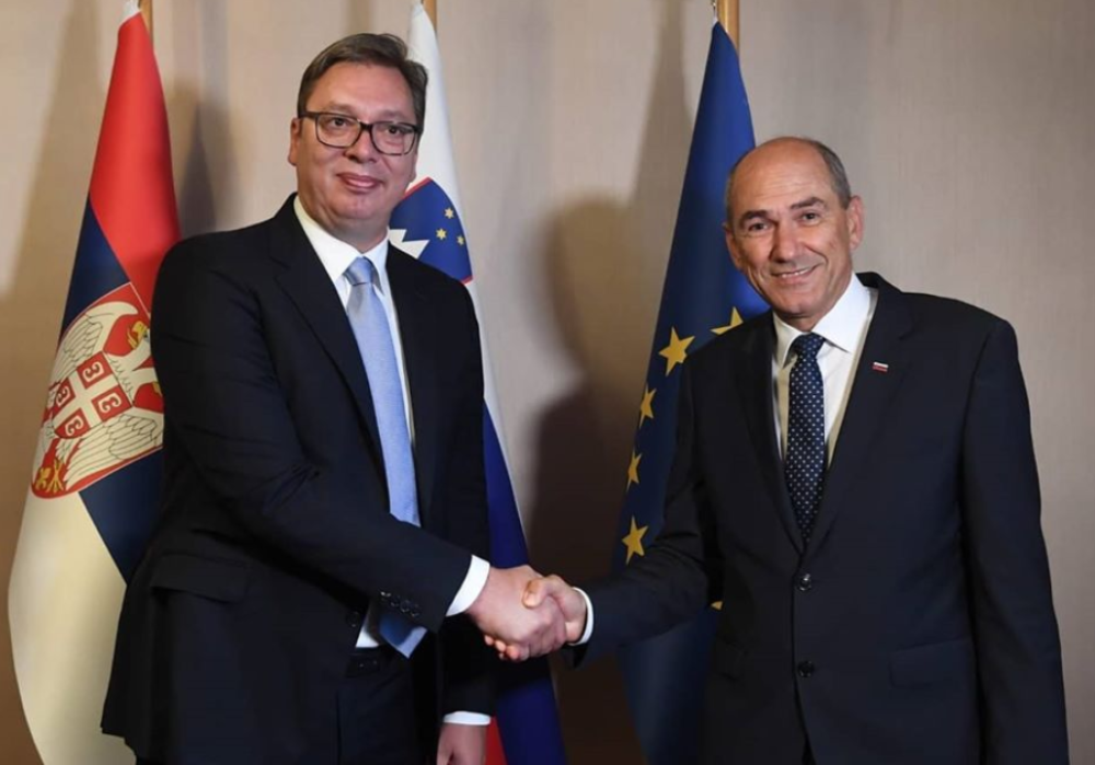 Vučić se sastao sa predsednikom slovenačke vlade! (FOTO)