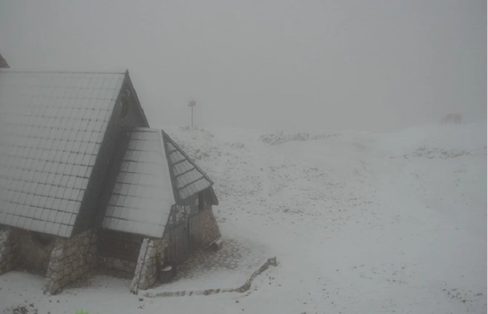 Pao sneg u Sloveniji