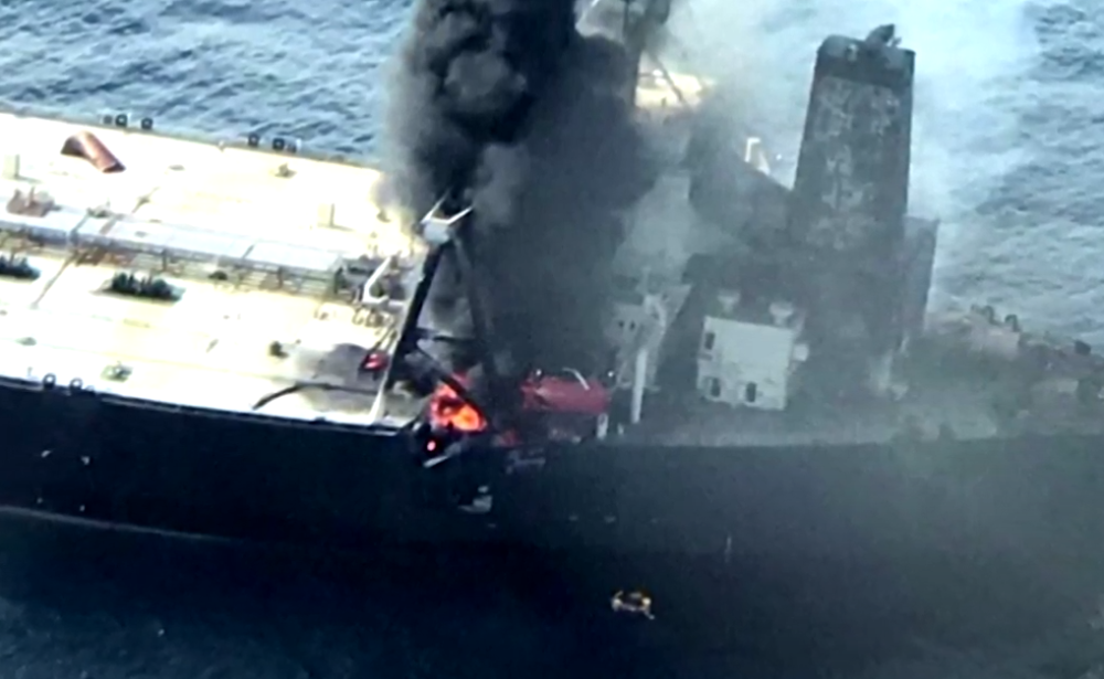 Eksplozija na ruskom tankeru, tri osobe nestale