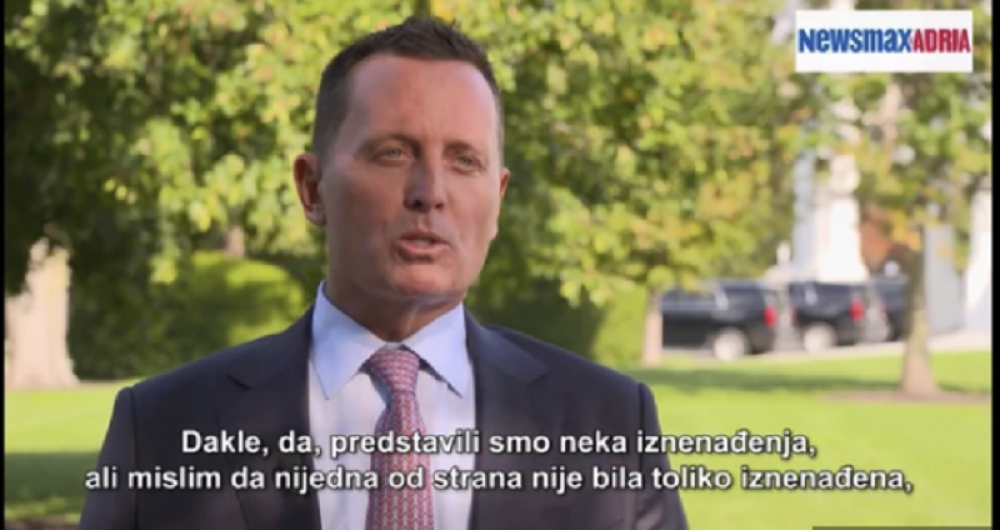 Grenel priznao da su smestili Srbima na sastanku u Vašingtonu