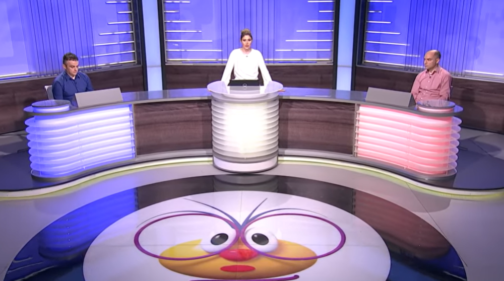 Čim je takmičar izgovorio jednu rečenicu, nastao je muk u studiju, voditeljka se pogubila