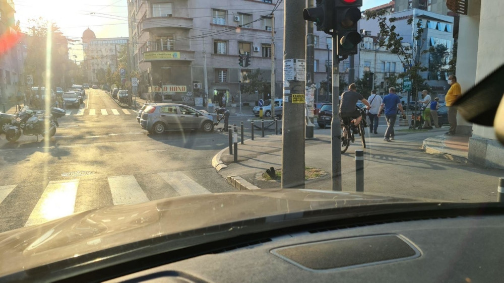 Sudar u centru grada