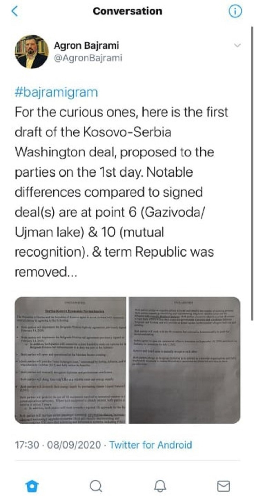 Tri tačke koje su potpuno urušile albanske snove, ni Tramp ih nije priznao kao državu